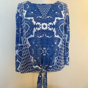 Cremieux rayon women’s top medium